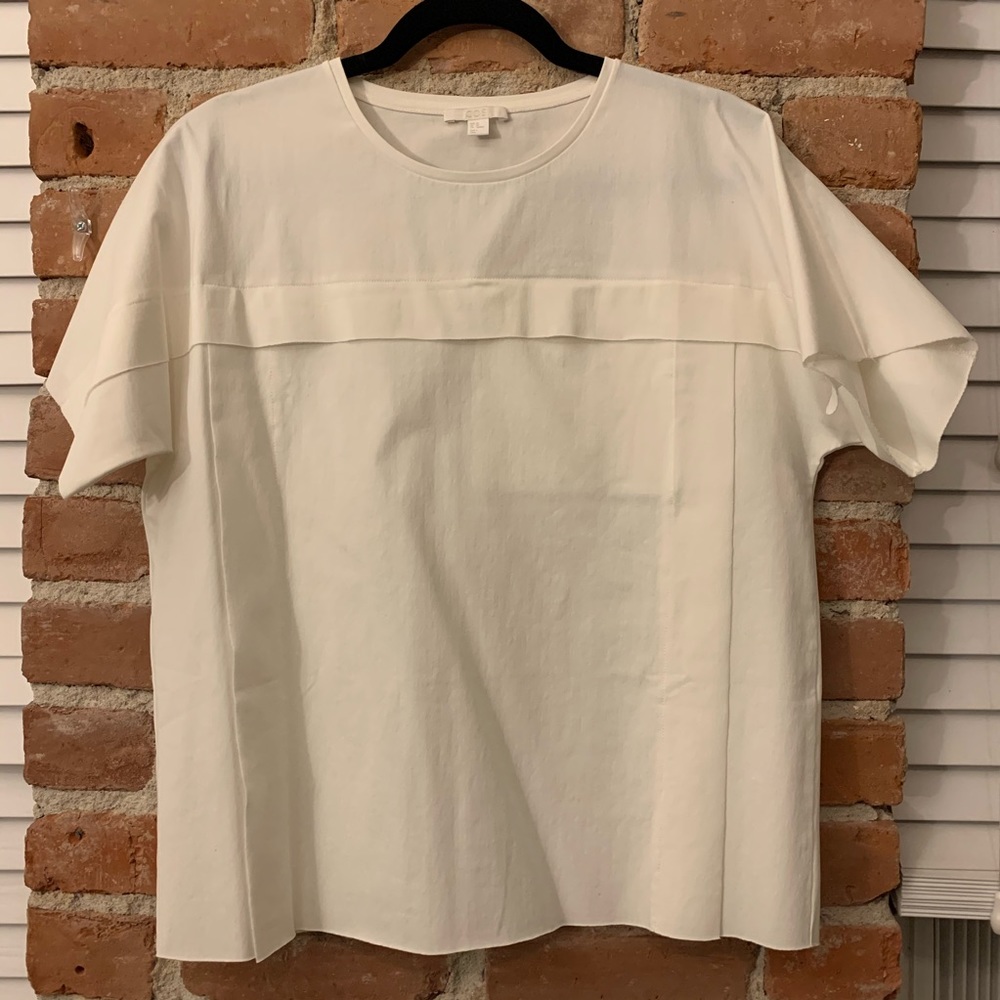 COS Oversized White Kimono T-shirt